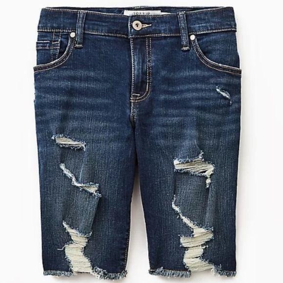 Torrid BOYFRIEND BERMUDA SHORT - Picture 6 of 6